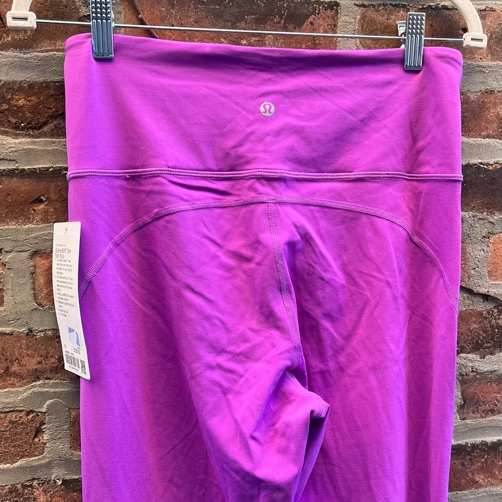 NEW Lululemon Size 10 Groove Super High Rise Flared Pant *Nulu Moonlit Magenta - Picture 9 of 10